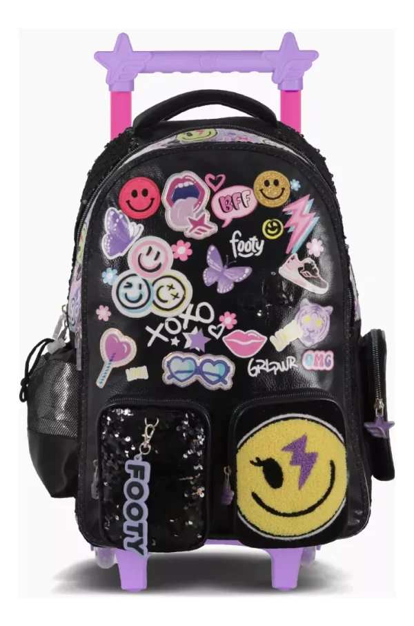 MOCHILA FOOTY 6161 CARRO HAPPY SMILE