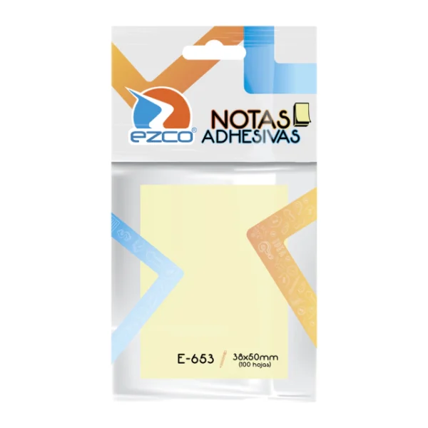 NOTA ADHESIVO EZCO 38 X 50  E 653