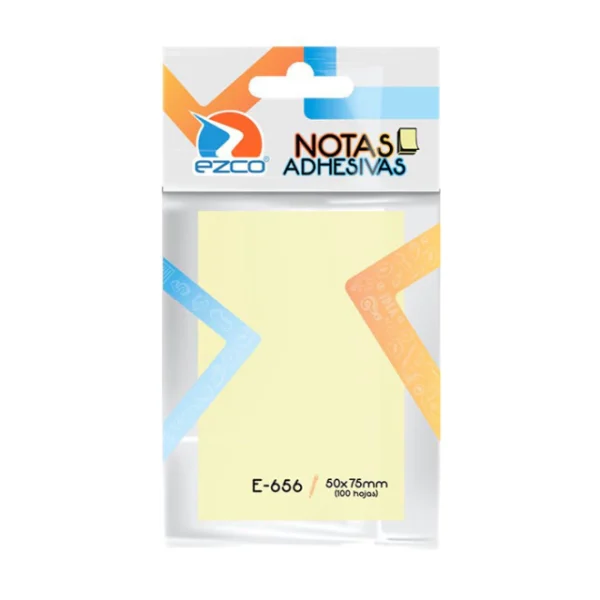 NOTA ADHESIVO EZCO 50 X 75 X 100 E-656