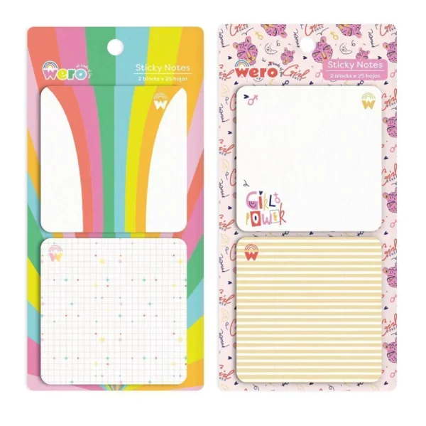 NOTAS ADHESIVO MAKE LIFE FUN GIRL POWER
