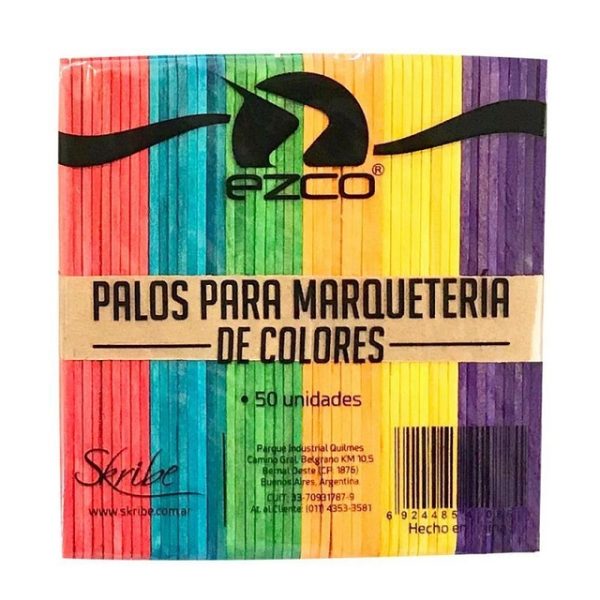 PALITO HELADO EZCO COLOR x 50