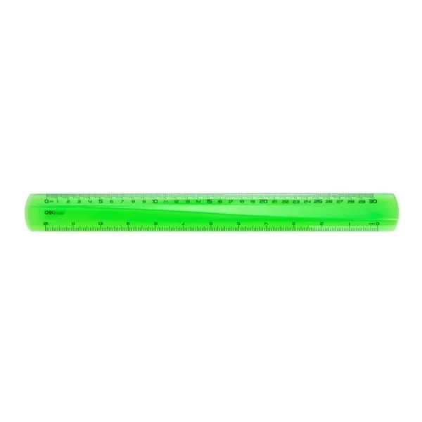REGLA DELI PLASTICA FLUO 30 CM