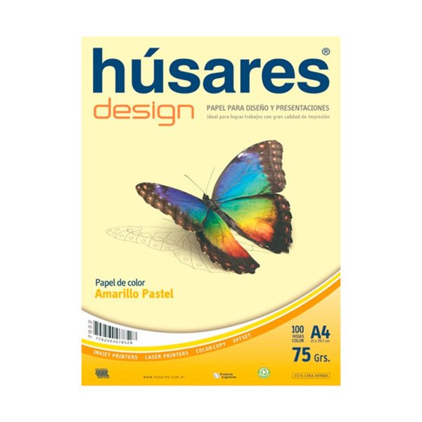 RESMA HUSARES A4 AMARILLO