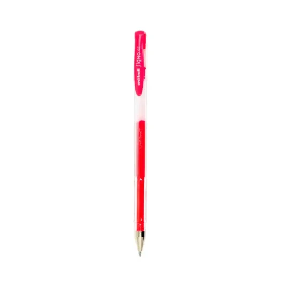BOLIGRAFO ROLLER SIGNO ROJO FLUO