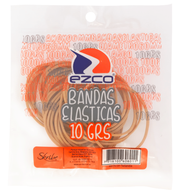 BANDA ELASTICA  EZCO SOBRE 10 GS