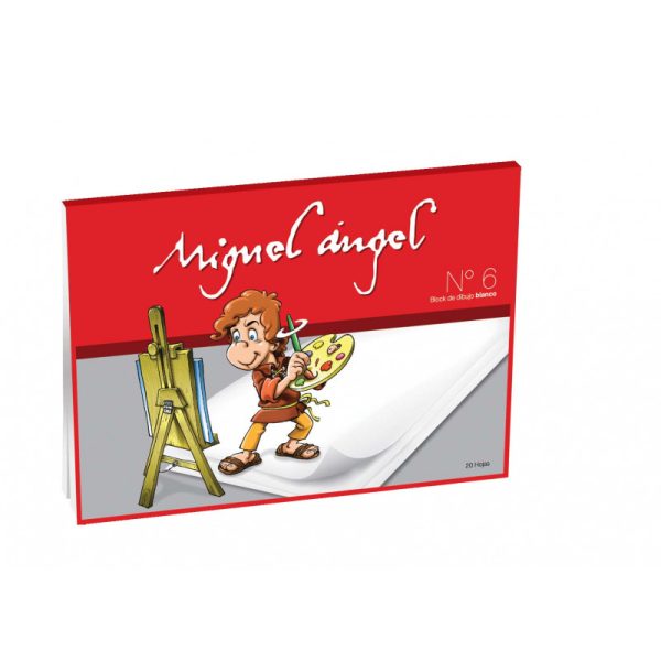 BLOCK DIBUJO M ANGEL Nº 6 BLANCO