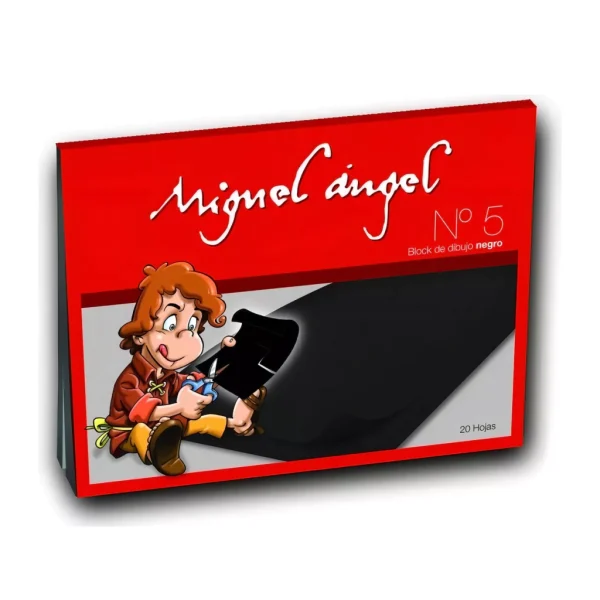 BLOCK DIBUJO M ANGEL Nº 5 NEGRO