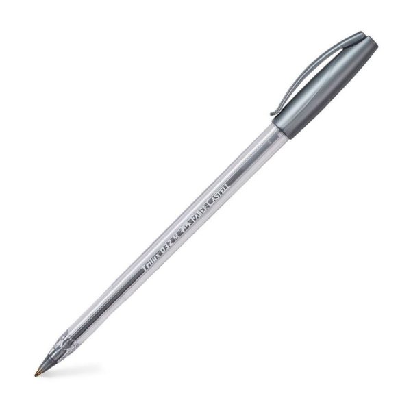 BOLIGRAFO FABER TRILUX PLATA
