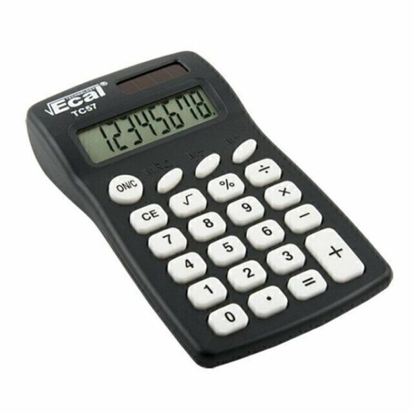 CALCULADORA ECAL TC 57  08 DIGITOS  + 1 PILA