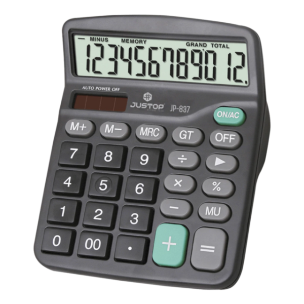 CALCULADORA JUSTOP JP 837 12 DIG