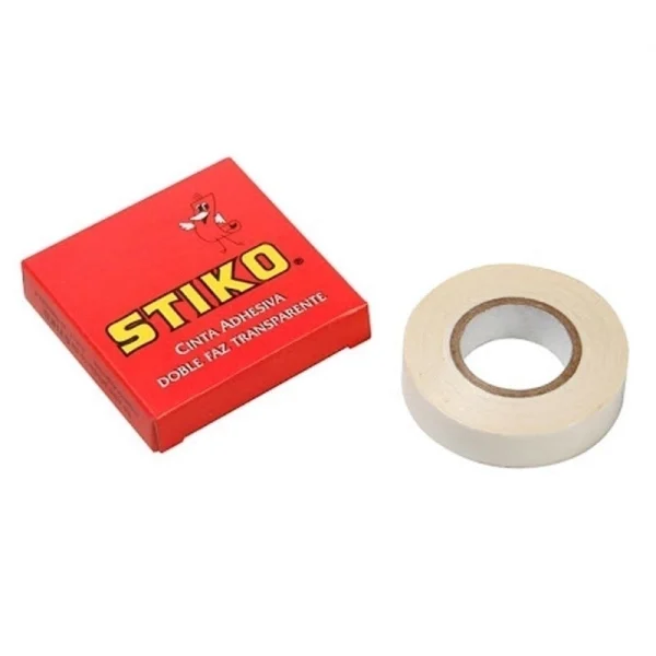 CINTA STIKO 12 MM X 10 DOBLE FAZ