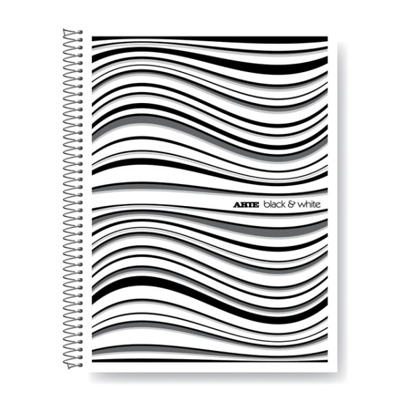 CUADERNOLA ARTE BLACK & WHITE X 84 HS