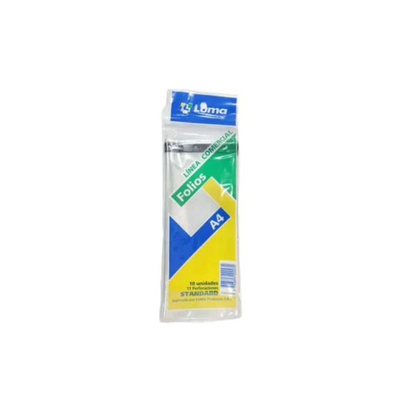 FOLIO LUMA A4 STANDARD X 10
