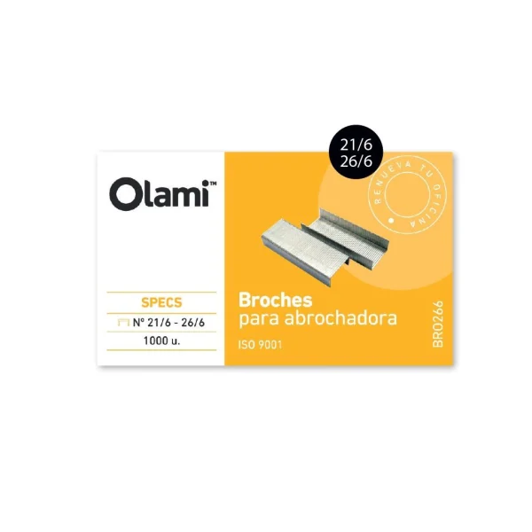 BROCHES OLAMI Nº 21/6 / 26/6 X 1000