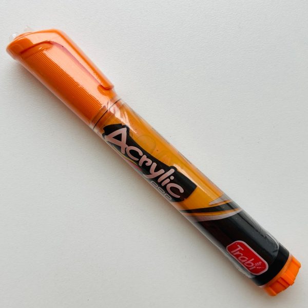 MARCADOR TRABI ACRYLIC POP NARANJA