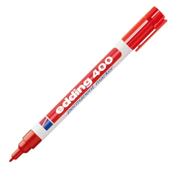 MARCADOR EDDING 400 ROJO PERM
