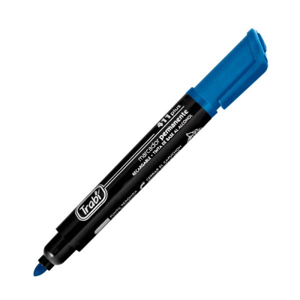 MARCADOR TRABI 411 AZUL