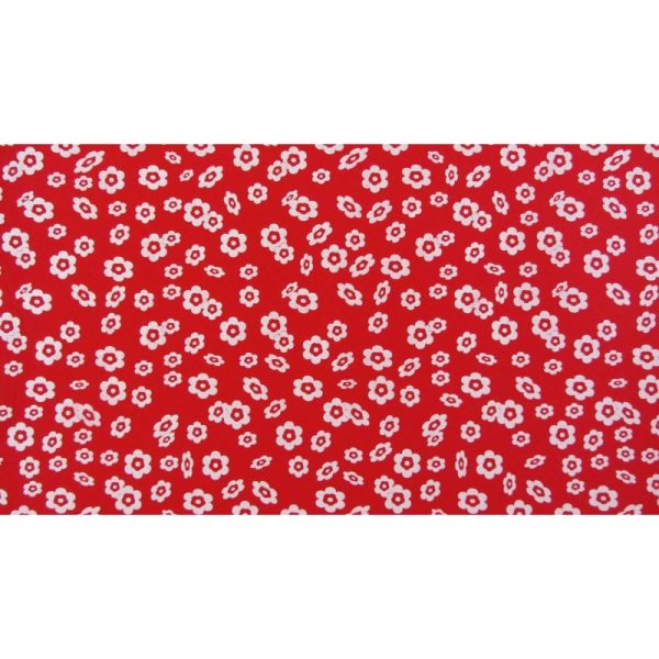 GOMA EVA ESTAMPADA FLORES BCO