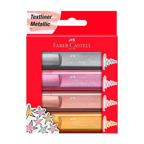 RESALTADOR FABER METAL TL 46 X 4UNID