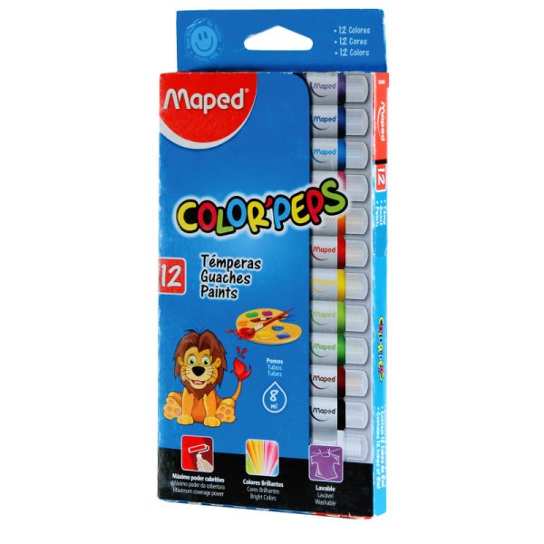 TEMPERA MAPED X 12 PEPS