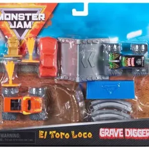 MONSTER JAM EL TORO LOCO GRAVE DIGGER TOY