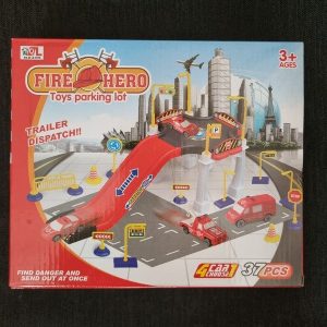 ESTACION DE BOMBEROS FIRE HERO TOYS PARKING LOT