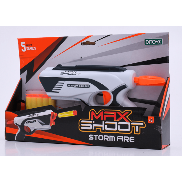 PISTOLA MAX SHOOT STORM FIRE DITOYS