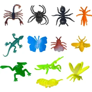 INSECTOS Y REPTILES EN CAJA