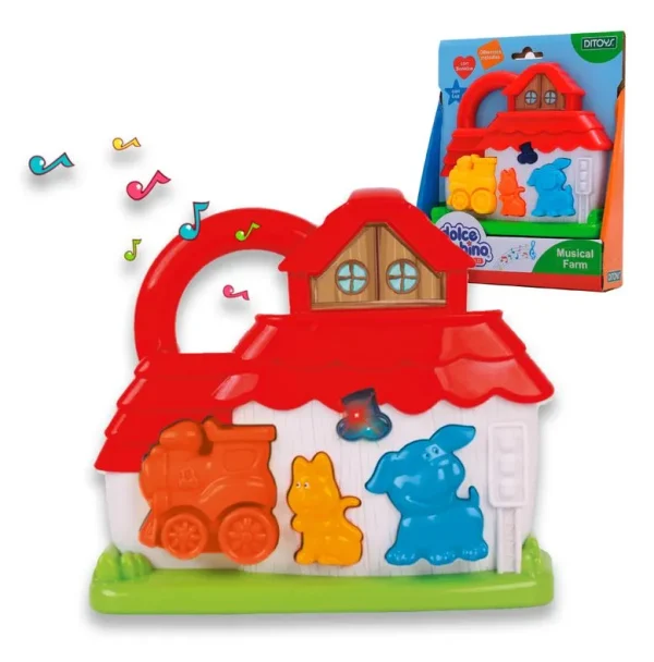 GRANJA MUSICAL CON LUZ Y SONIDO
