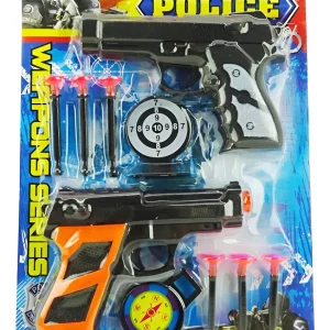KIT POLICIA ARMA Y DARDOS
