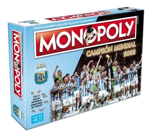 JUEGO DE MESA MONOPOLY AFA CAMPEN MUNDIAL