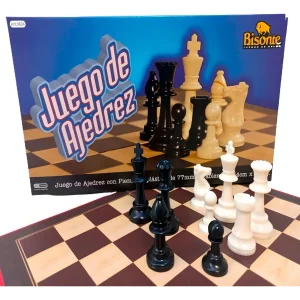 JUEGO AJEDREZ BISONTE 34 X 34 CM