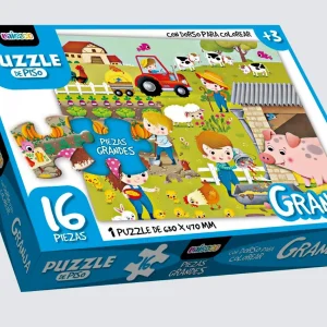 ROMPECABEZAS DE PISO LA GRANJA 16 PIEZAS