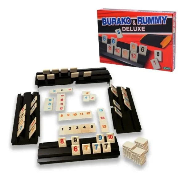 JUEGO DE MESA BURAKO Y RUMMY DELUXE