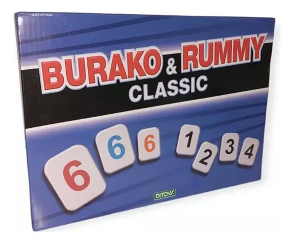 JUEGO DE MESA BURAKO Y RUMMY CLASSIC