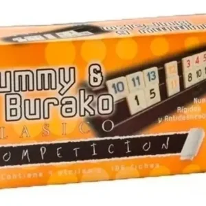 JUEGO DE MESA RUMMY Y BURAKO CLASICO BISONTE