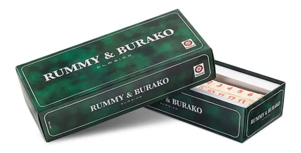 JUEGO DE MESA RUMMY Y BURAKO CLASICO RUIBAL