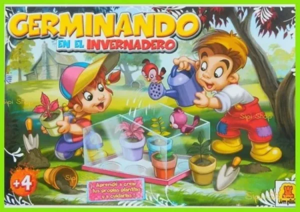 JUEGO DE MESA GERMINANDO EN EL INVERNADERO